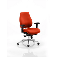 Chiro Plus Bespoke Chair with Colour Pop Seat In Various Colours With Arms