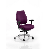 Chiro Plus Bespoke Chair with Colour Pop Seat In Various Colours With Arms