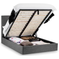 Sorrento Slate Grey Ottoman Fabric Bed Frame - 5ft King Size