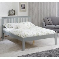 Kingston Grey Wooden Bed Frame - 4ft6 Double