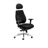 Chiro Plus Ergonomic Posture Chair - With Arms and Headrest - Various Colours