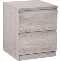 Jupiter Grey Oak 2 Drawer Bedside Table