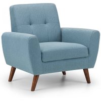 Monza Blue Fabric Chair