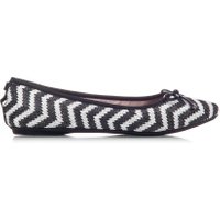 Casa Annie Black/White, 8 - Ballet Flats