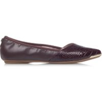 Ivy Brown Croc, 8 - Ballet Flats