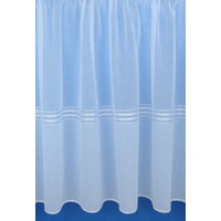 Shelby White Modern Voile Curtains