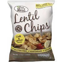 Eat Real Lentil Chips Chilli Lemon 113g