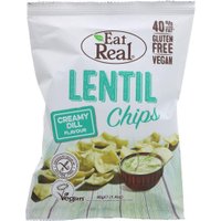 Eat Real Lentil Chips Creamy Dill 40g