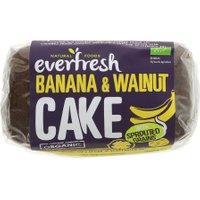 Everfresh Natural Foods Sprouted Banana & Walnut Cake 350g