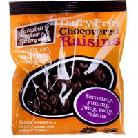 Fabulous Freefrom Factory Dairy Free Chocovered Raisins 75g