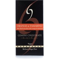 Gemini Chocolate 70% Dark Chocolate Bar with Orange and Tamarind 45g