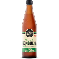 Remedy Organic Kombucha - Lemon Lime & Mint 330ml