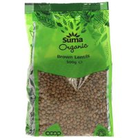 Suma Organic Brown Lentils 500g