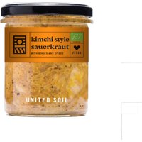 United Soil Organic Kimchi Style Sauerkraut Ginger Spices 290g