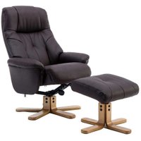 'Denver' Luxury Recliner with Matching Footstool