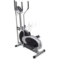 Elliptical Trainer Exercise Bike with 4 Pole Pulse