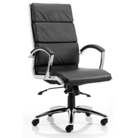Classic Executive Chair With Sleek Arms and with a High Back for Maximum Support