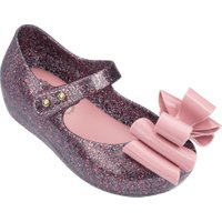 Mini Ultragirl Triple Bow 18 Blush Glitter