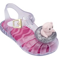 Mini Aranha Piggy Clear Glitter