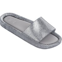 Kids Beach Slide Silver Glitter