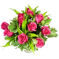 Two Dozen Deluxe Pink Roses