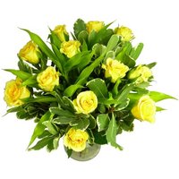 Two Dozen Deluxe Yellow Roses