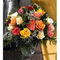 Two Dozen Deluxe Assorted Roses