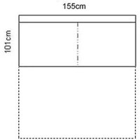 Sloane 3 Seater Sofa Bed Unit Armless