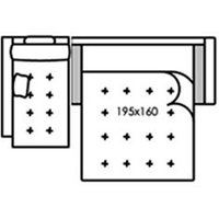 Alexi 4 Seater Sofa Bed With Left Hand Storage Chaise And Curved Arm [CR2+FA1]