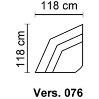 Romano Wedge Corner Seat [076]