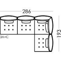 Alice Modular Small Corner Sofa [3xA+C]