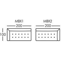 Morellia Modular 3 Seater Sofa Unit With 1 Arm [MBX1/MBX2]