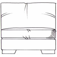 Ashdown Small Armless Unit