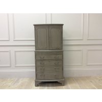 Grey Shabby Chic Up-Cycle Drinks Cabinet