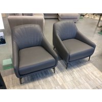 Savoy Leather Chair in Premium Leather 15D1 (2 Available)