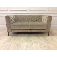 Stefano 2 Seater Sofa in Velvet Brezza 70