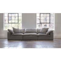 Feather Extra Deep Fabric 5 Seater Sofa