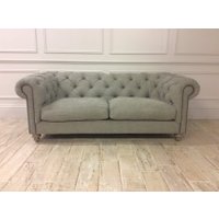 Stirling Petit Sofa in Brunel Linen Steel
