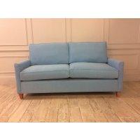 Hayes 3.5 Seater Sofa Bed in Romo Linara Pool with Pocket Sprung Mattress
