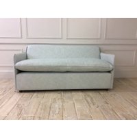 Norbury 3.5 Seater Sofa in Washed Linen Ice Blue