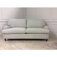 Helston 3.5 Seater Sofa Bed in Celadon Broad Weave Linen