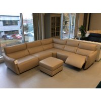 Tuscany Corner Sofa with Electric Recliners and Footstool in 20JL