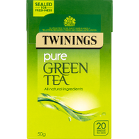 Twinings Pure Green Tea 20 Single Tea Bags 50g