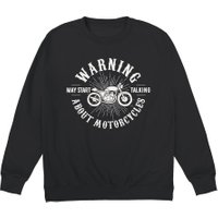 May Start Talking About Motorcycles Crewneck Sweatshirt