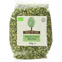 Tree Of Life Organic Green Split Peas 500g