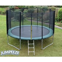 Jumpeeze Green 14ft trampoline package