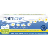 Natracare Organic Regular Tampons 20 Per Pack