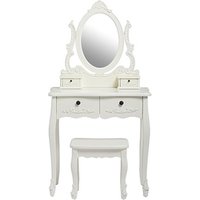 Antoinette Dressing Table Set White
