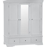 Cambridge White 3 Door 2 Drawer Wardrobe