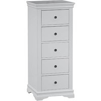 Cambridge Grey 5 Drawer Wellington